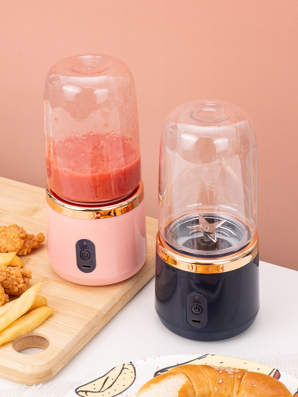 Portable Mini Blender & Juicer – USB Rechargeable Personal Smoothie Maker
