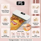 Mini Heat Bag Sealer | 2-in-1 Heat Sealer & Cutter