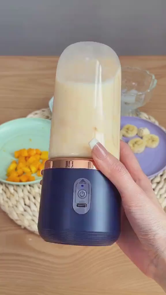 Portable Mini Blender & Juicer – USB Rechargeable Personal Smoothie Maker